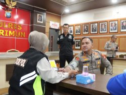 Polres Karimun Gelar Donor Darah, Rayakan HUT Humas Polri ke-74