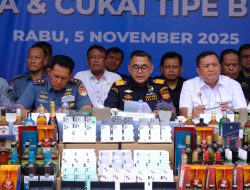 Bea Cukai Batam Musnahkan 136 Ton Barang Milik Negara Senilai Rp15,8 Miliar