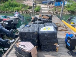 Bea Cukai Batam Gagalkan Penyelundupan Rokok Ilegal Senilai Ratusan Ribu Batang di Teluk Bintan