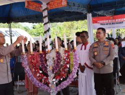 Kapolda Sumut Rayakan Natal Bersama Pengungsi Korban Bencana Alam di Tapteng, Hadirkan Penghiburan dan Harapan