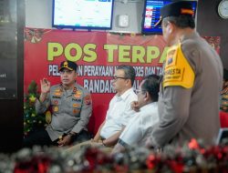 Kapolda Sumut Cek Pos PAM Nataru di Bandara Kualanamu, Pastikan Keamanan dan Kenyamanan Penumpang
