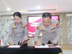 Polres Karimun Gelar Penyambutan dan Pelepasan Kapolres Karimun