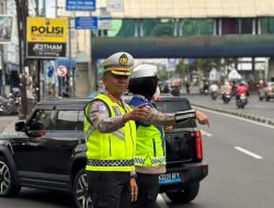 Pastikan Gatur Lalin Pagi Optimal, Dirlantas Polda Sumut Cek Anggota di Titik Padat Medan
