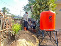 Air Kehidupan Pasca Bencana Brimob Sumut Bangun Sumur Bor Ke 4 Untuk Warga Tapteng