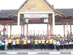 Tindak Lanjut Arahan Presiden RI, Polres Karimun Laksanakan Kurve dan Gotong Royong Serentak