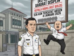 Deli Serdang Darurat Disiplin, Kepala Dinas Ikut Bolos, 536 ASN Tercatat Absen di Januari 2026