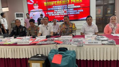 Polresta Barelang Ungkap 12 Kasus Narkotika, Sita 1,1 Kg Sabu dan Amankan 19 Tersangka