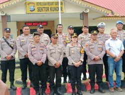 Kunjungan Pardana Kapolres Karimun AKBP Yunita Stevani S.I.K. M.,SI Ke Pulau Kundur.