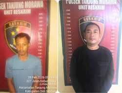 Polsek Tanjung Morawa Ringkus Duo “Peminjam Hantu”: Gondol Motor, Bikin Resah Warga