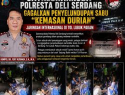 Polresta Deli Serdang Amankan Puluhan Kg Sabu & Ribuan Ekstasi – 3 Pelaku Sindikat Internasional Diringkus