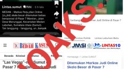 Polisi Tidak Ada Temukan Aktivitas Perjudian Ketika Cek Lokasi Pasar 7