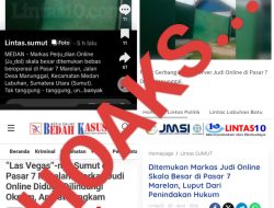 Polisi Tidak Ada Temukan Aktivitas Perjudian Ketika Cek Lokasi Pasar 7